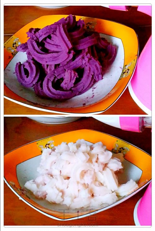 紫薯淮山糕 第2步