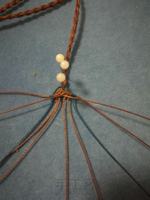 项链尾扣教程（二） 第6步