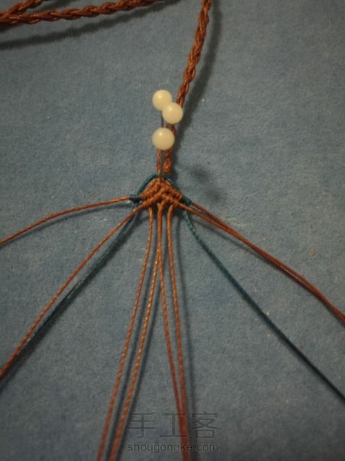 项链尾扣教程（二） 第7步