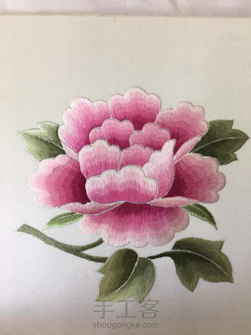 木梳套针法图解步骤 第11步