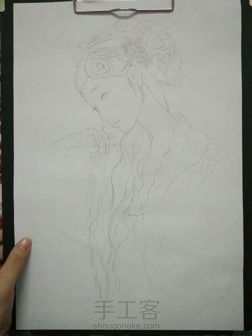 古风女子 第1步