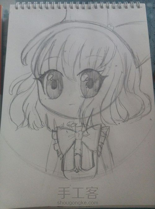 动漫人物 萌娘 第2步