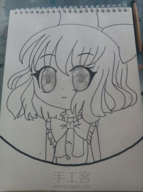 动漫人物 萌娘 第3步