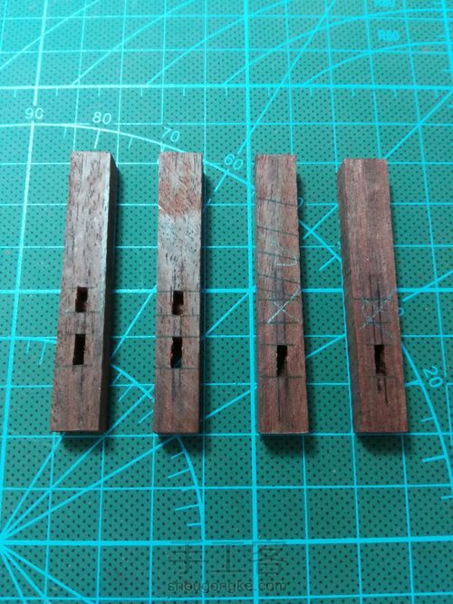 做一个微型仿古带牙板小凳子 第6步