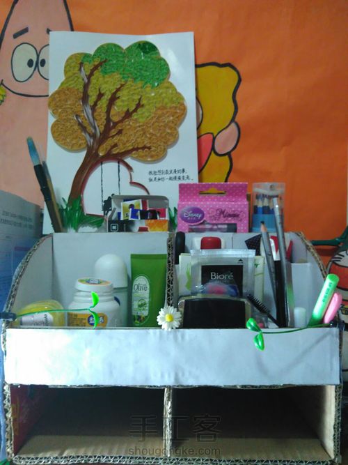 前两天在网上看改造旧快递盒，动手开干 第10步