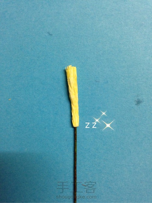 皱纹纸欧洲报春花制作方法 第9步