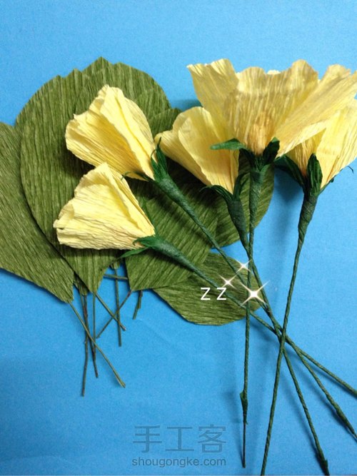 皱纹纸欧洲报春花制作方法 第18步