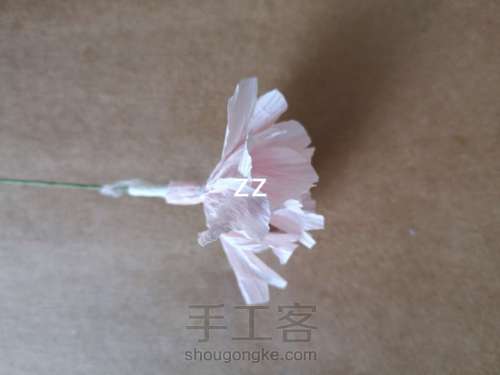 皱纹纸樱花的制作方法 第10步