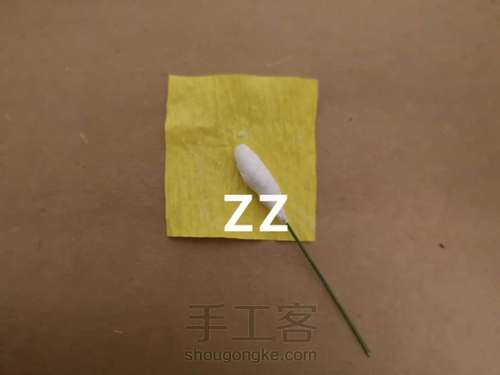 皱纹纸香雪兰制作方法 第13步