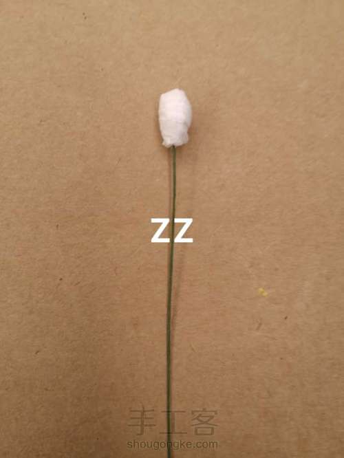 皱纹纸珊瑚钟制作方法 第10步