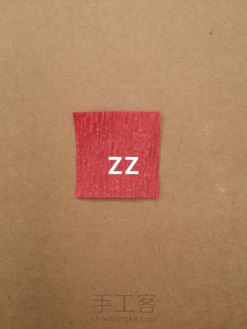 皱纹纸珊瑚钟制作方法 第11步