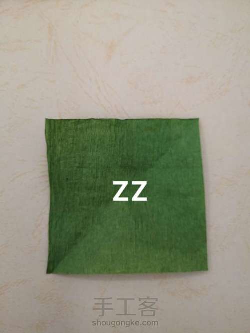 皱纹纸日本秋牡丹制作方法 第10步