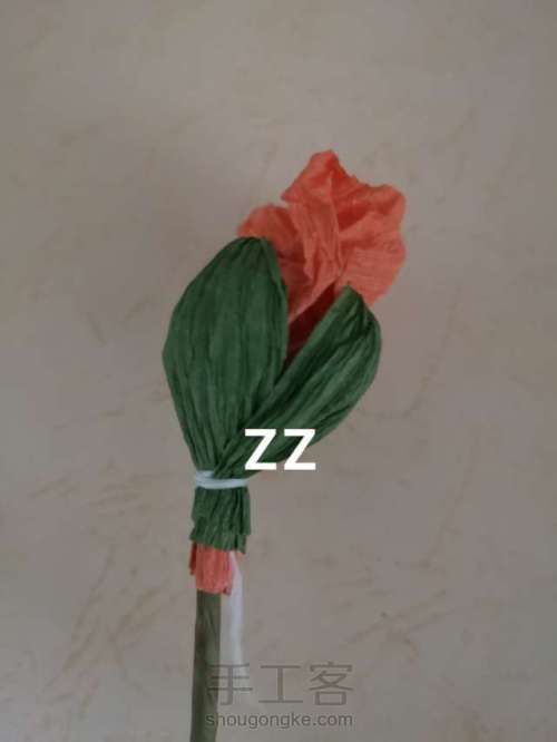 皱纹纸做的罂粟花 第27步