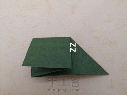 折纸贴画三叶草制作方法 第12步