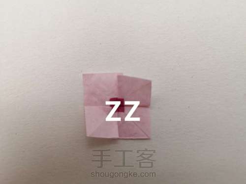 折纸贴画绣球花 第7步