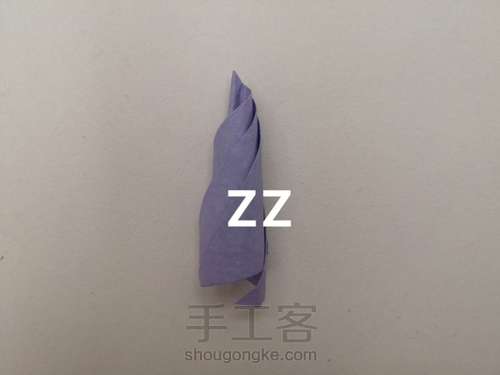 折纸贴画花菖蒲 第25步