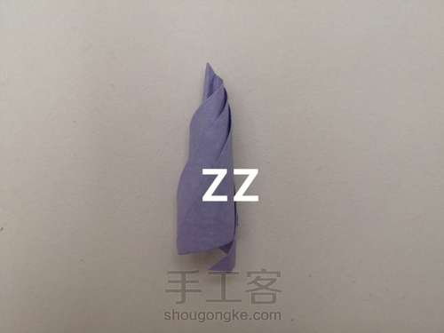 折纸贴画花菖蒲 第25步