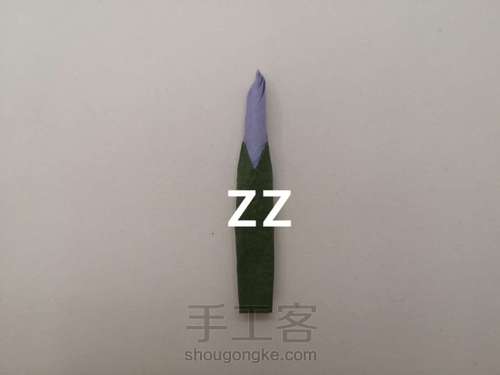 折纸贴画花菖蒲 第29步