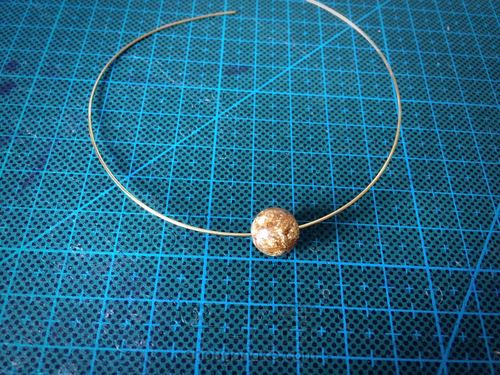 满粒黄金小吊坠 第1步