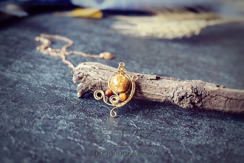 满粒黄金小吊坠 第11步