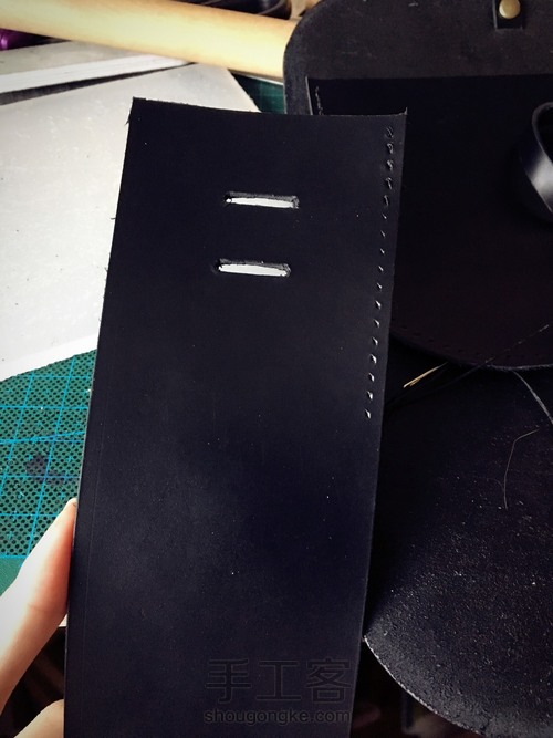 油蜡皮流苏小包包 深秋的文艺范儿 第8步