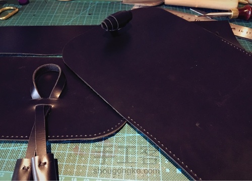 油蜡皮流苏小包包 深秋的文艺范儿 第9步