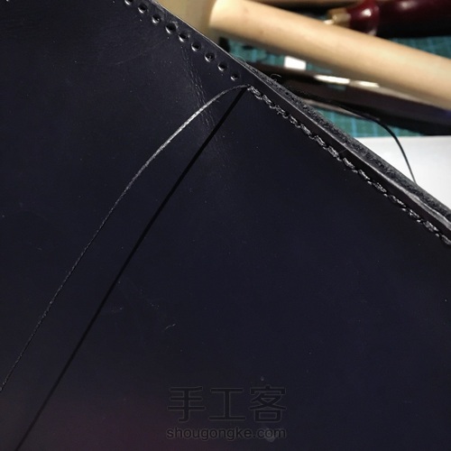 油蜡皮流苏小包包 深秋的文艺范儿 第10步