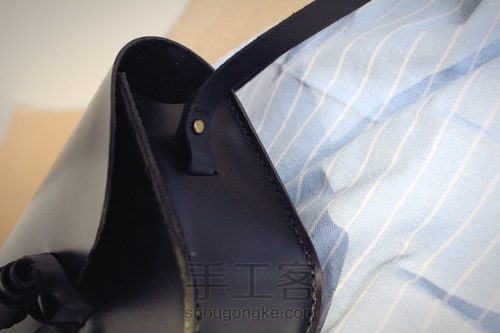 油蜡皮流苏小包包 深秋的文艺范儿 第13步