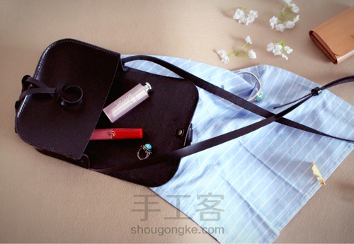 油蜡皮流苏小包包 深秋的文艺范儿 第16步