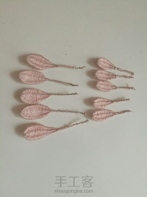 立体花瓣刺绣 第6步