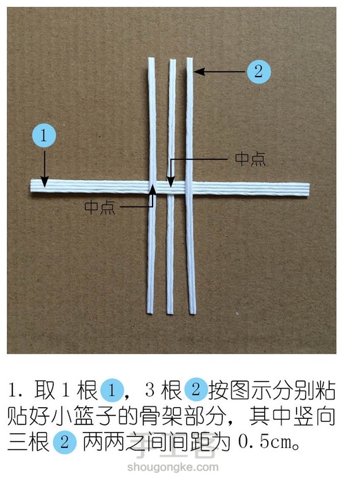 小花篮之三 第3步