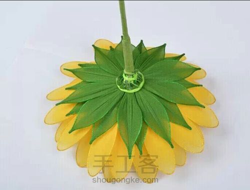 丝网花:太阳花教程 第5步