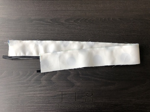 复古风波点半身裙 第12步