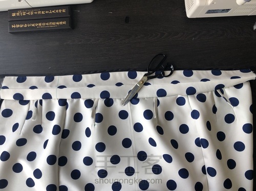 复古风波点半身裙 第16步