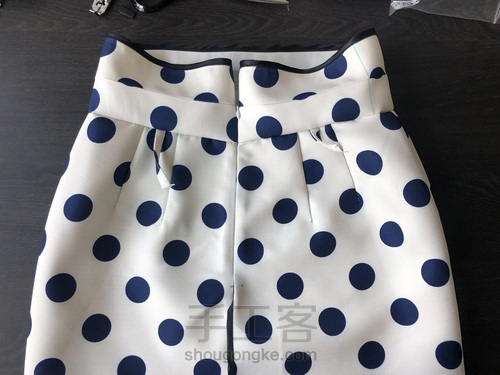 复古风波点半身裙 第17步