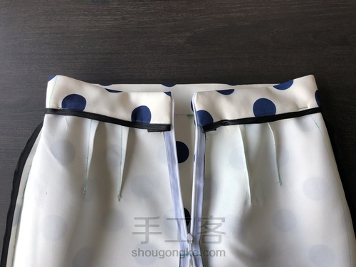 复古风波点半身裙 第27步
