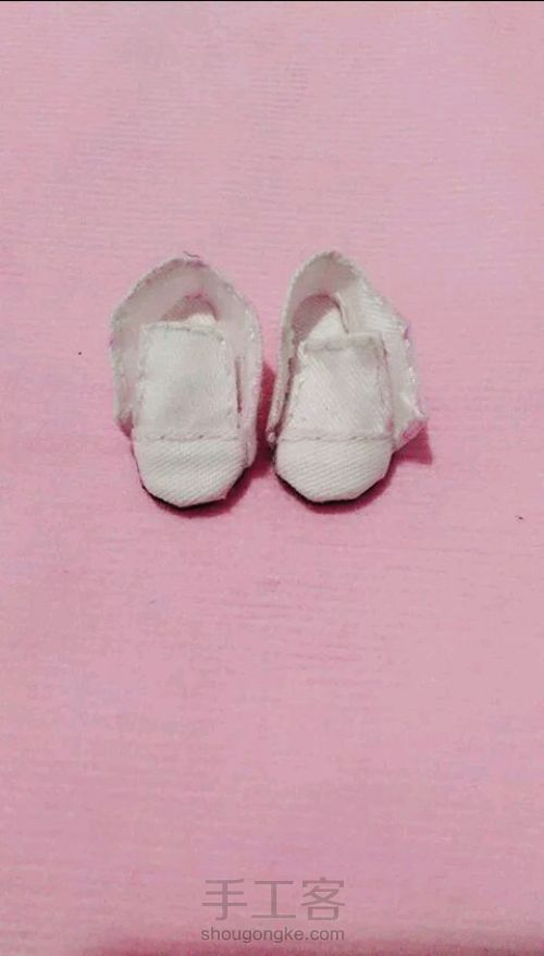 （转）娃用白色帆布鞋 第23步