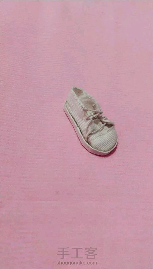 （转）娃用白色帆布鞋 第25步