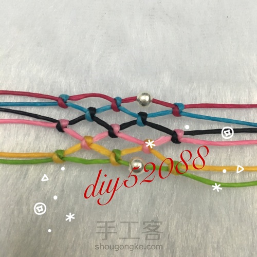 复式蛇结 第1步