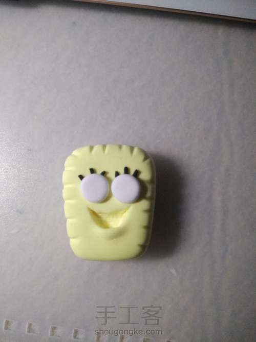 海绵宝宝粘土基础教程 第9步