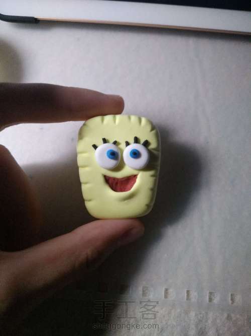 海绵宝宝粘土基础教程 第10步