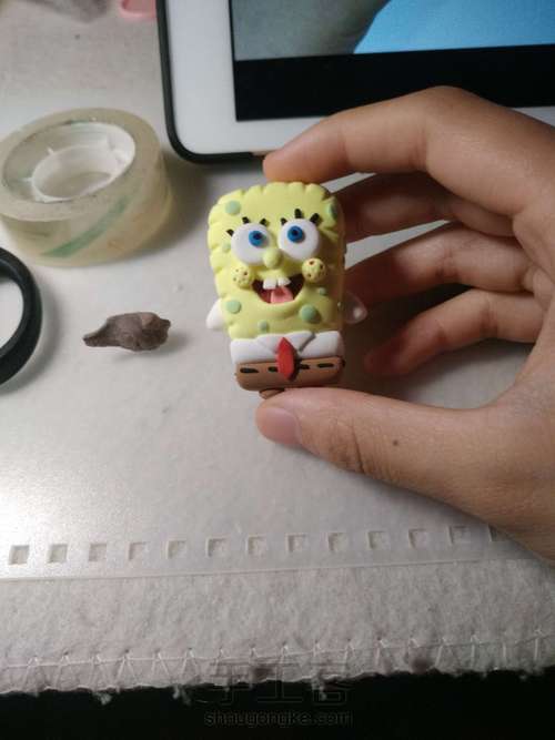 海绵宝宝粘土基础教程 第15步