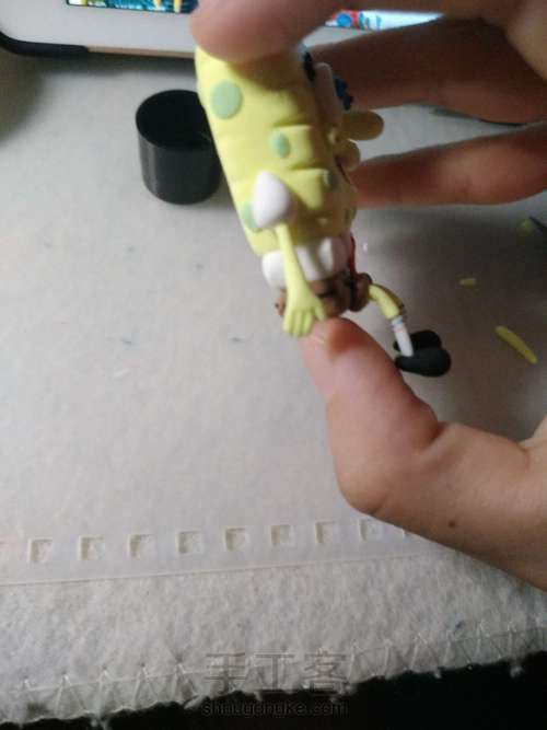 海绵宝宝粘土基础教程 第18步