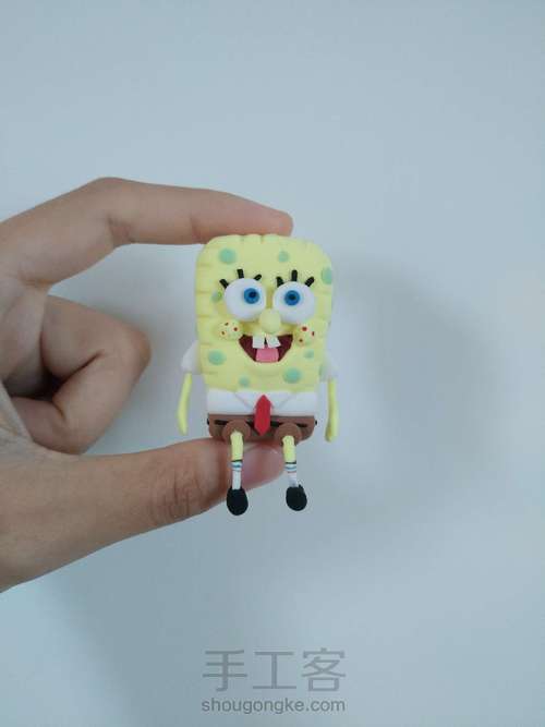 海绵宝宝粘土基础教程 第20步