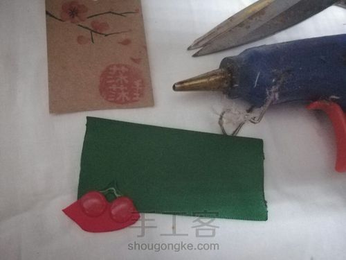 热熔胶做樱桃发饰贴片 第5步