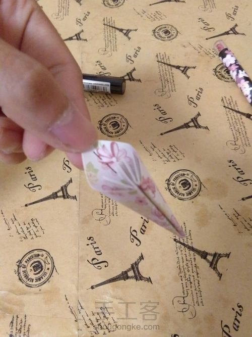 立体的花朵♡ 第10步