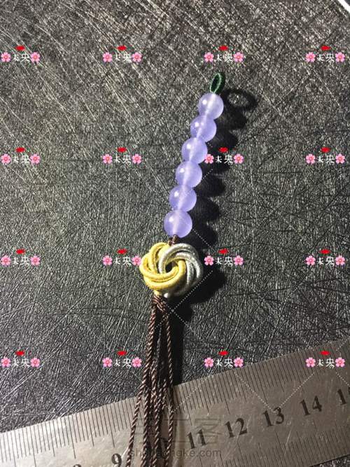 【🌸未央ૢ🌸】一款简单的挂件绳 第5步