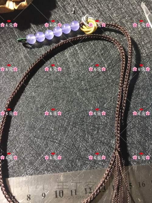 【🌸未央ૢ🌸】一款简单的挂件绳 第6步