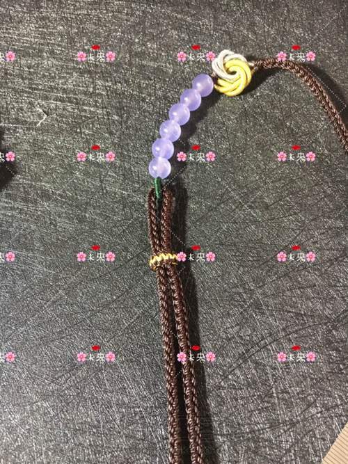 【🌸未央ૢ🌸】一款简单的挂件绳 第10步