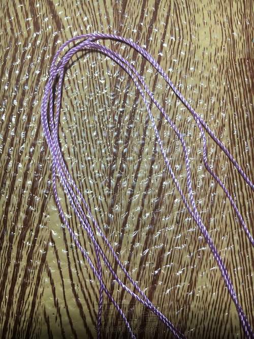 【🌸未央ૢ🌸】一款简单项链绳 第1步